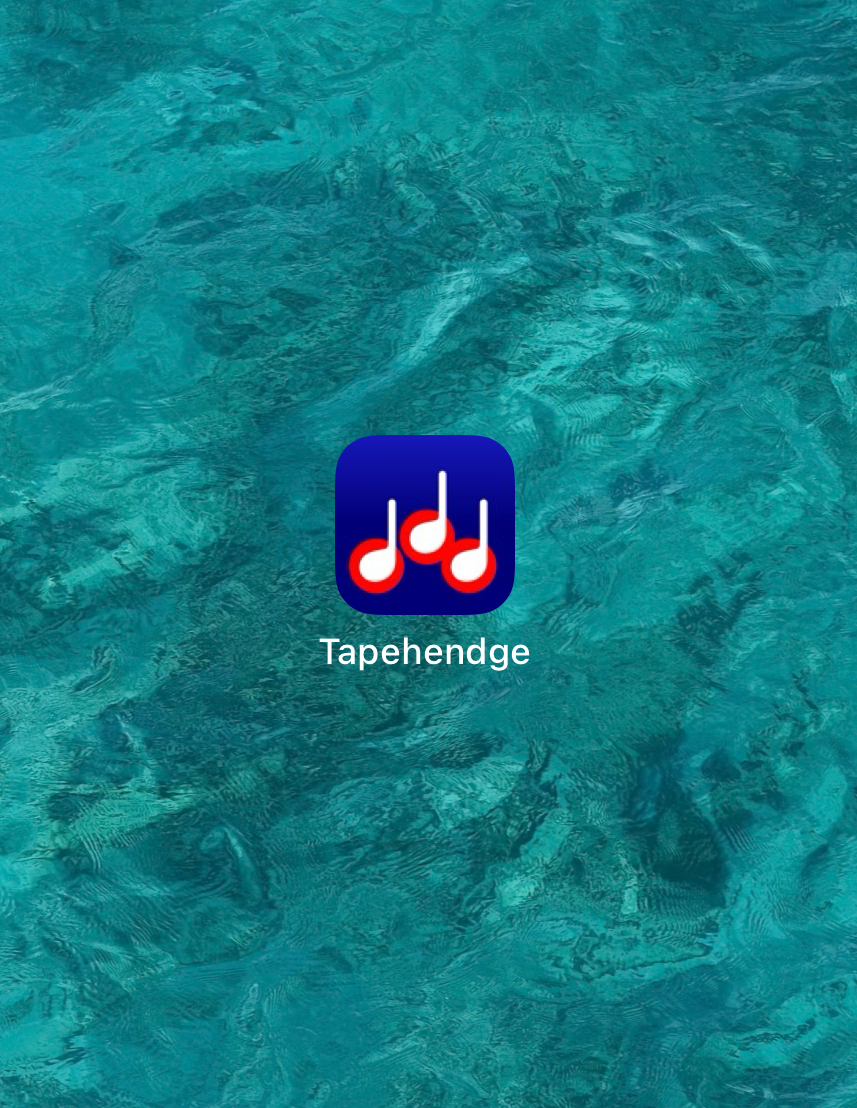 Screenshot of Tapehendge iOS App